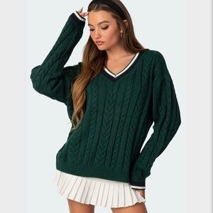 Edikted NWT Amoret Cable Knit Sweater‎ size S